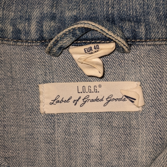 H&M LOGG DENIM JACKET - Picture 2 of 2